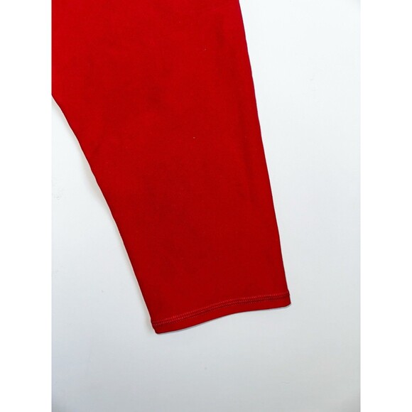 Alo Yoga Alosoft High-Waist Capri Leggings Classic Red Iconic 90's Size XS - Picture 9 of 12